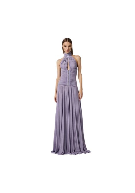 Red Carpet dress in lamé jersey ELISABETTA FRANCHI | dress | ABR1861E3EV7